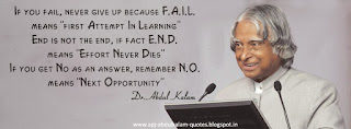 Quotes on Failure by Dr APJ Abdul Kalam