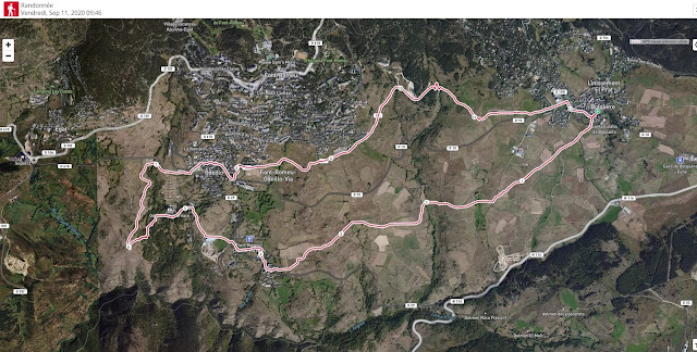 Données GPS avec vue satellite.