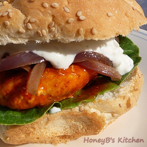 Buffalo Chicken and Blue Cheese Sandwich Grumpy's Honeybunch