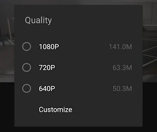 select video quality select video quality