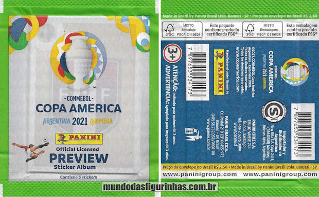 Football Cartophilic Info Exchange: Panini - CONMEBOL Copa America