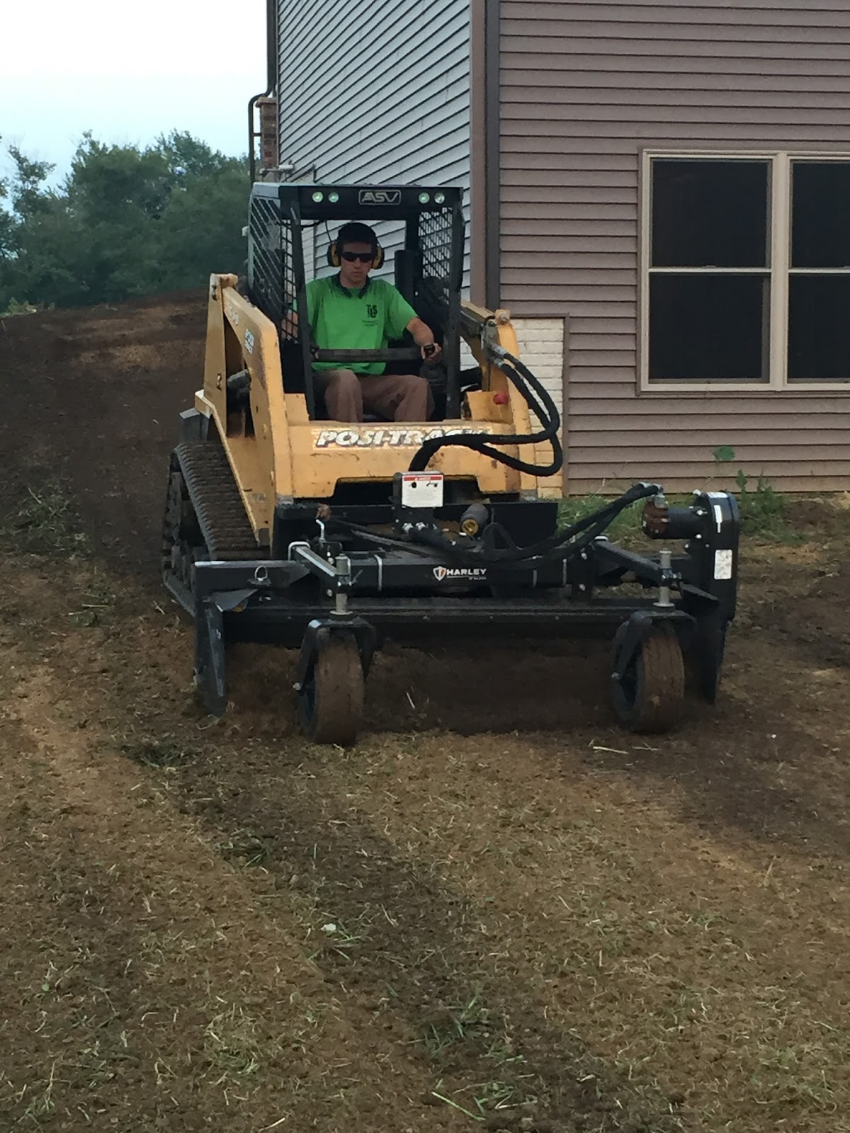Finish Dirt Grading in Blue Grass Iowa: How to Properly Slope a Yard