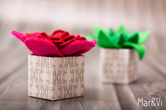 manualidades con fieltro y cartón