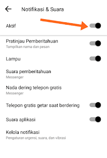 cara menonaktifkan messenger
