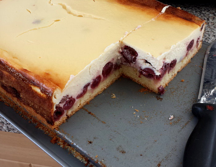 Hildemas Blog: Käse Kirsch Kuchen