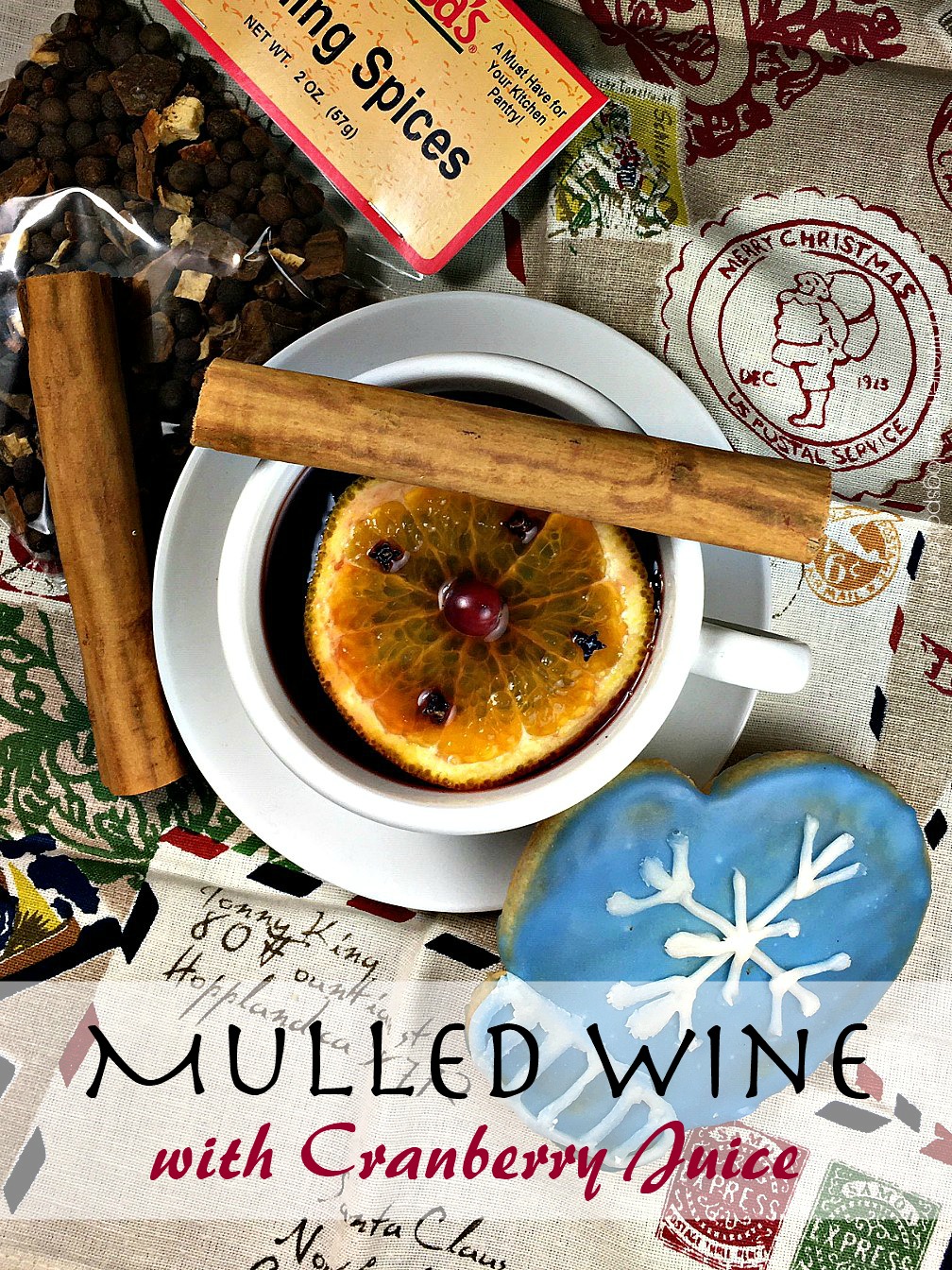 OllaPodrida Mulled Wine with Cranberry Juice