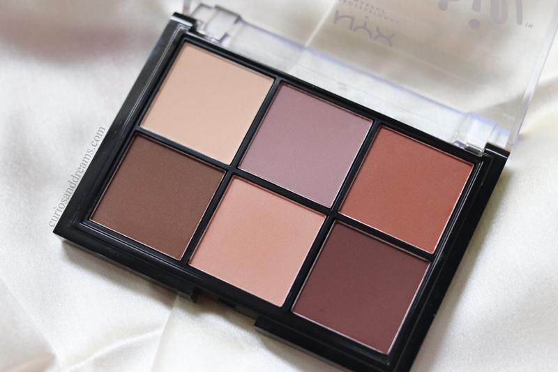 NYX Lid Lingerie Shadow Palette review, NYX Lid Lingerie Shadow Palette swatches