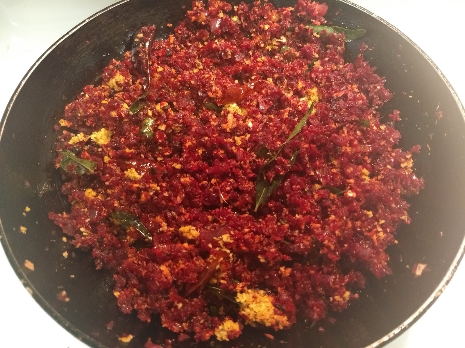 കഞ്ഞീം കറീം. Beetroot Thoran / Kerala Beetroot Upperi/Poriyal Recipe