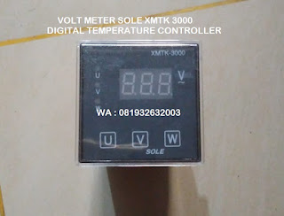 Jual Sole XMTK 3000 Volt Meter Temperature Controller