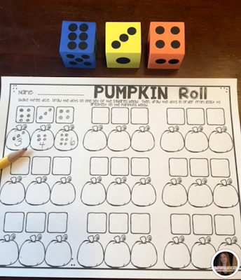 October Math and Literacy Centers is packed full of fun centers that will keep children busy all fall long.  It ties into the common core, but more importantly is developmentally appropriate.  The boys and girls will love all of the fun colorful graphics!