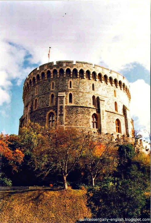 Round Tower of Windsor Castle, England