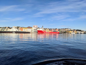 Views over the water in Kristiansund Norway