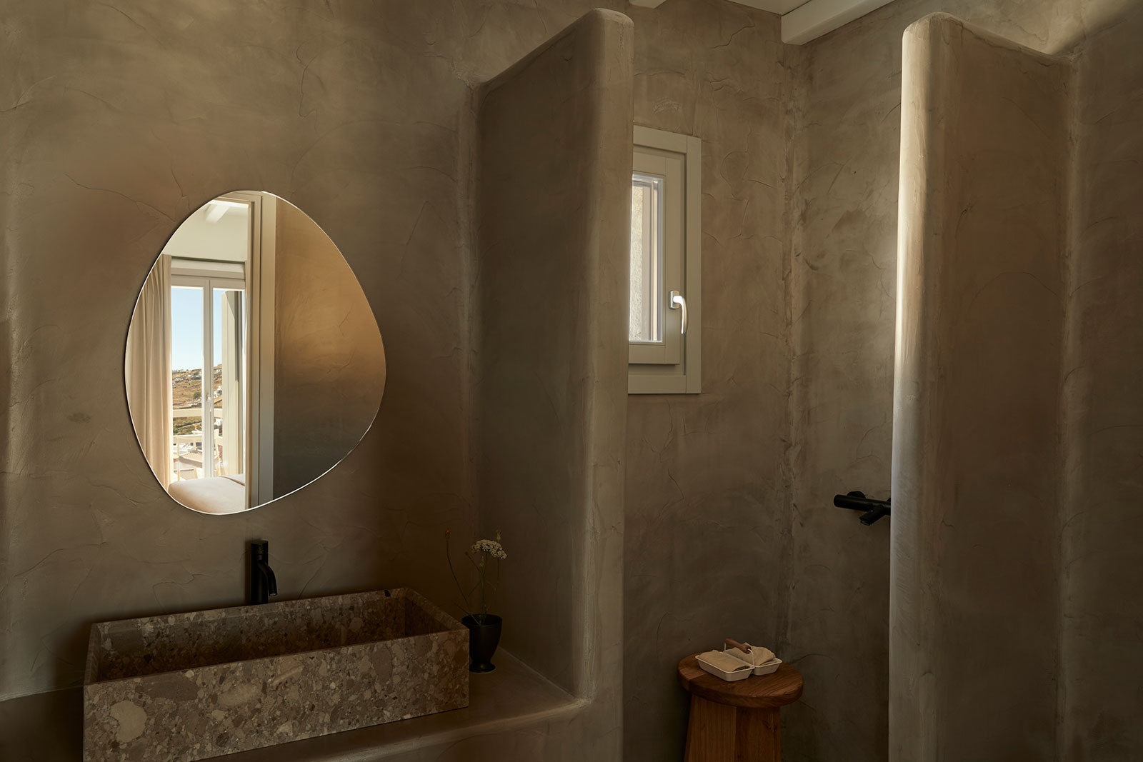 Villa Leblon on Mykonos island,  Aesthetic minimalism and elegant  forms