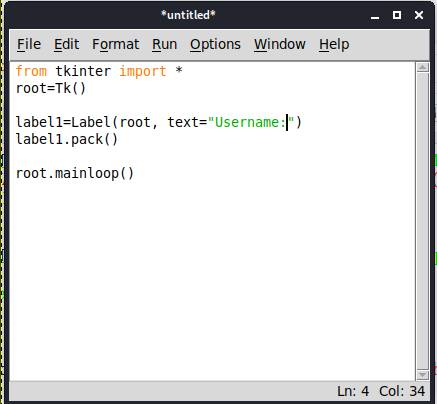 Learning Basics Of Python's Tkinter Library: Labels