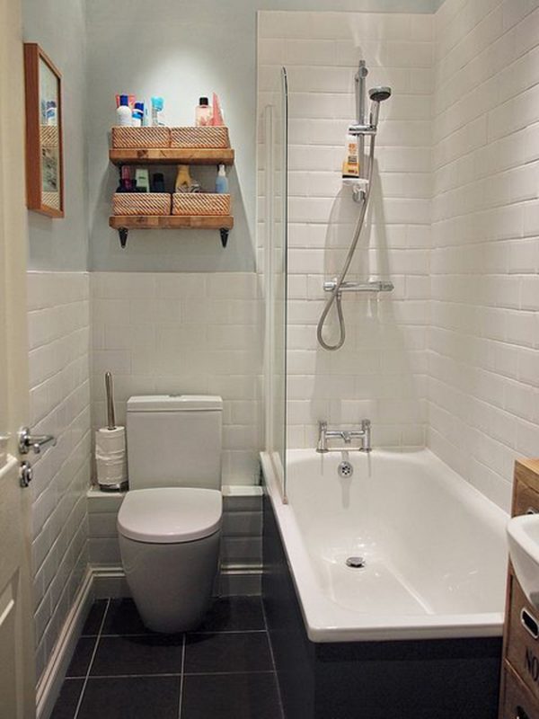صور أجمل تصميمات ديكور حمامات صغيرة وبسيطة للمساحات الضيقة