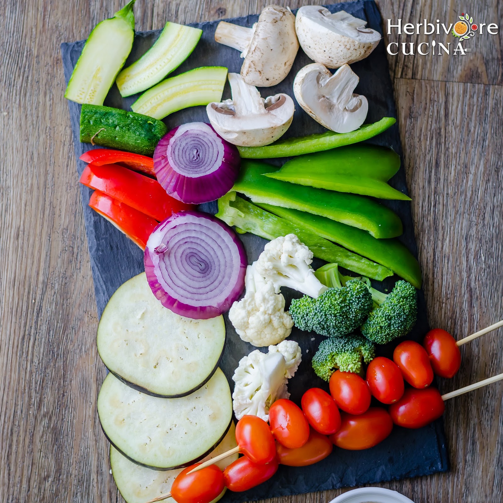 Herbivore Cucina Super Quick Balsamic Grilled Vegetables