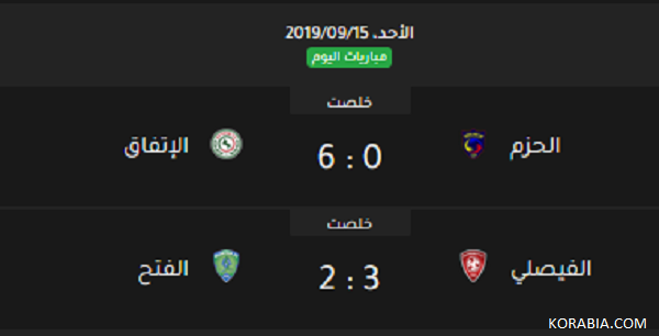 حصاد الجولة الثالثة من دوري محمد بن سلمان للمحترفين السعودي حصاد الجولة الثالثة من دوري محمد بن سلمان للمحترفين السعودي
