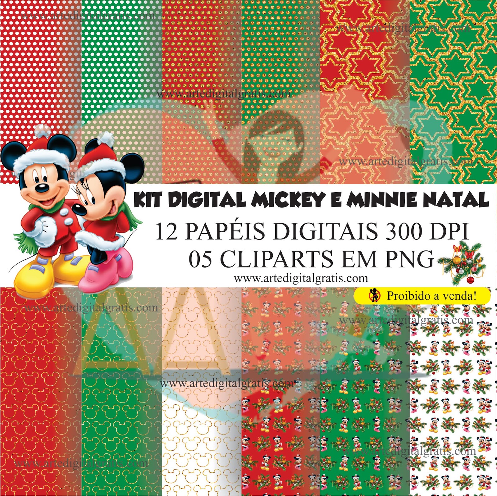 Kit Digital -Feliz Natal-PNG