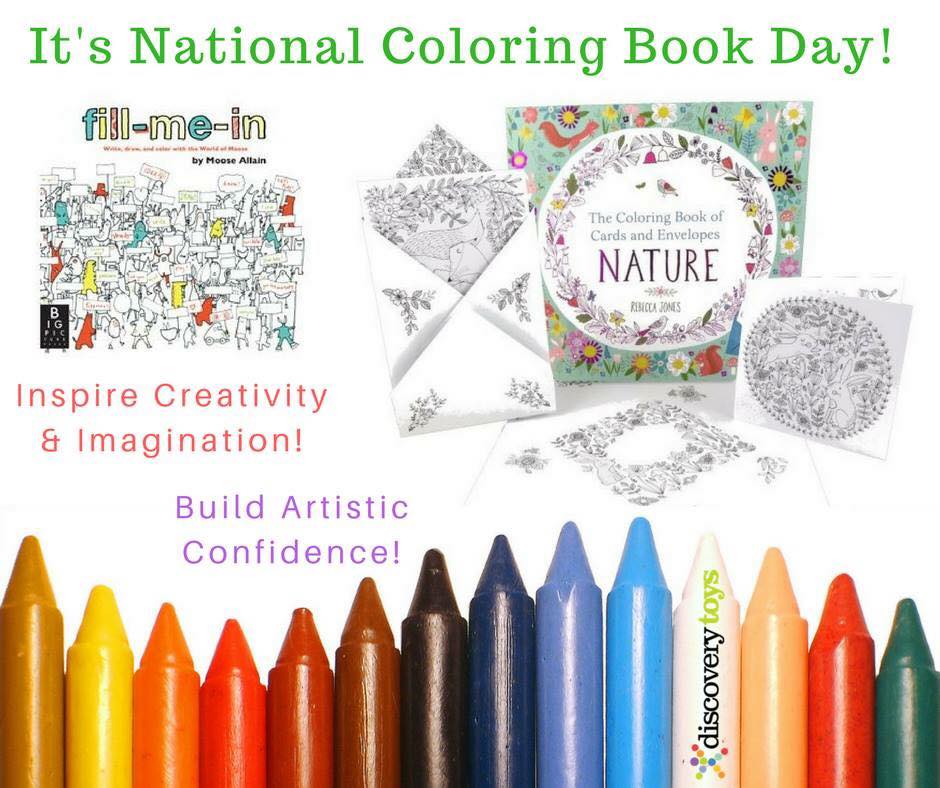 National Coloring Book Day