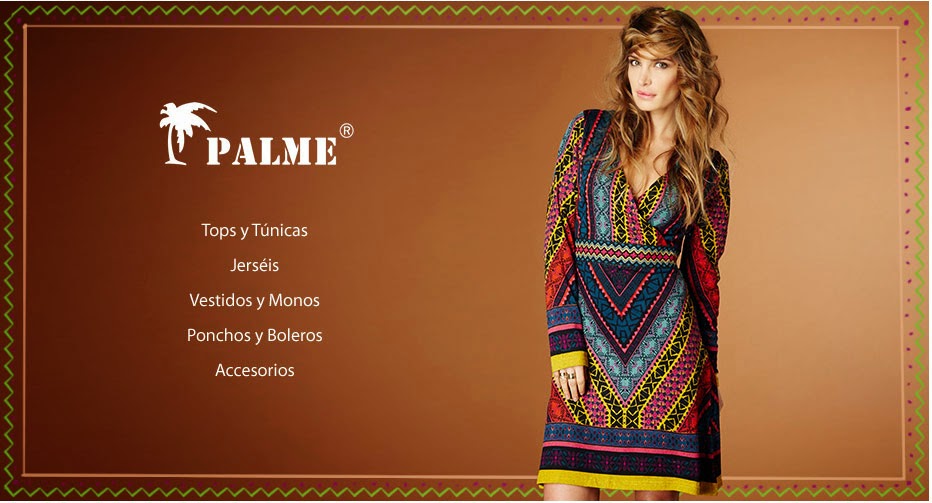 Marca Palme en oferta en enero de 2015 Portada de esta oferta con las secciones de ropa disponibles