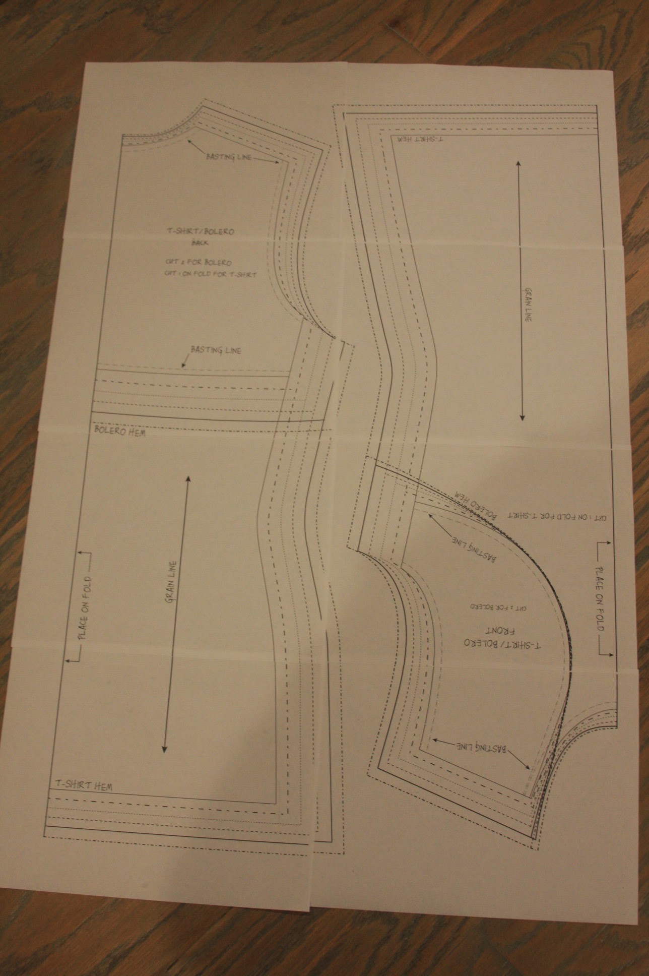 Adonising Alabama Chanin T shirt project toile