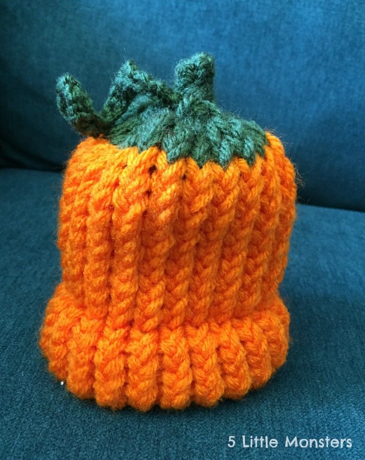 5 Little Monsters Fruit Hats on a Knitting Loom