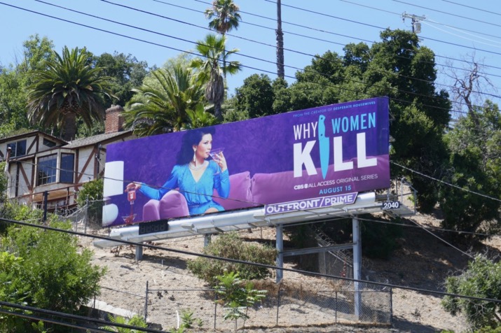 Why Women Kill series launch billboard Ventura Boulevard Why Women Kill series launch billboard