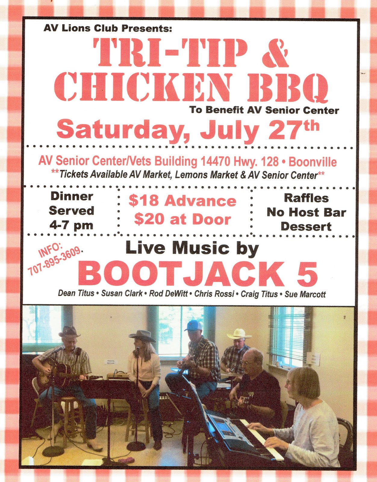 Anderson Valley Senior Center Come one! Come all!