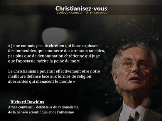 Les athées tirent la sonnette d'alarme: le déclin du christianisme nuit gravement à la société Atheisme-dawkins