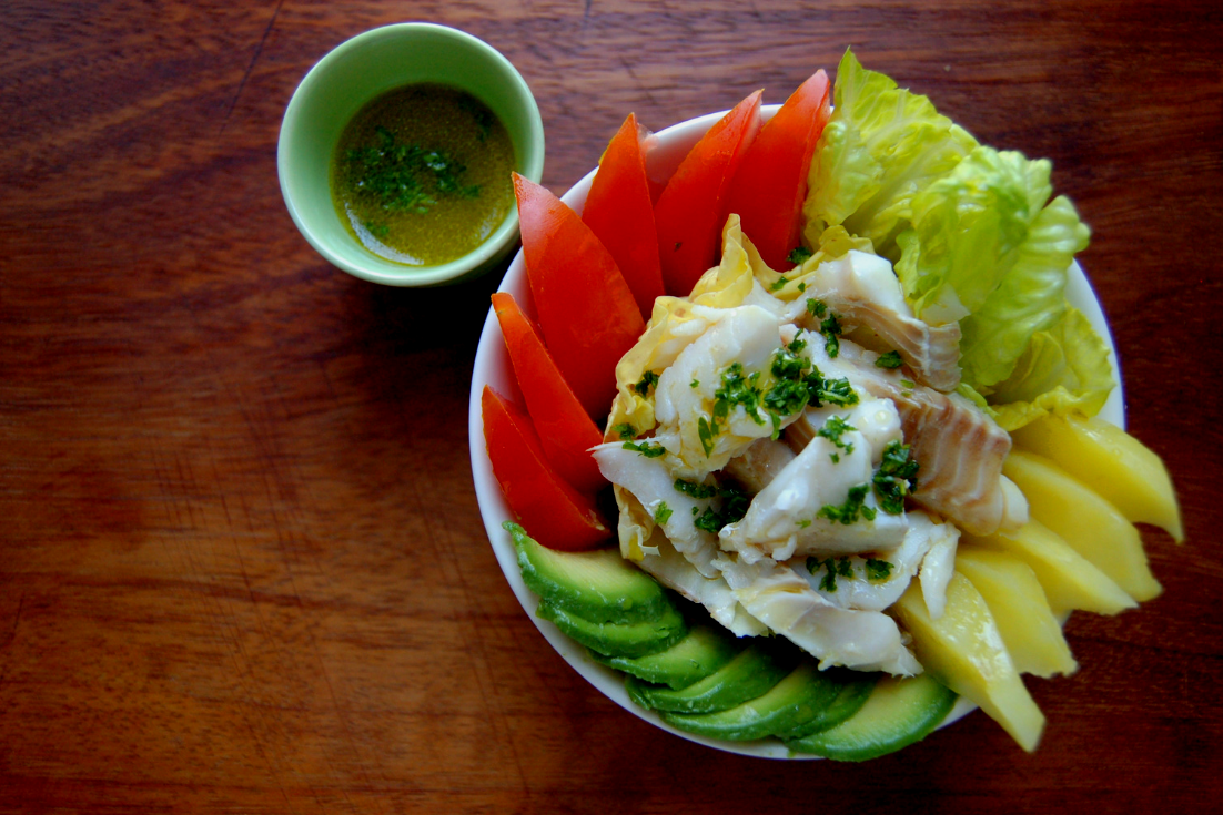 Ricetta Insalata con filetti di merluzzo