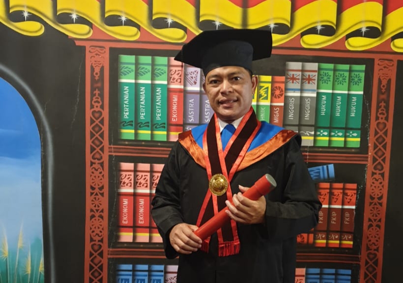Rudy Cahya Kurniawan, Kapolres Kebumen Sandang Gelar Doktor dari Undip Semarang