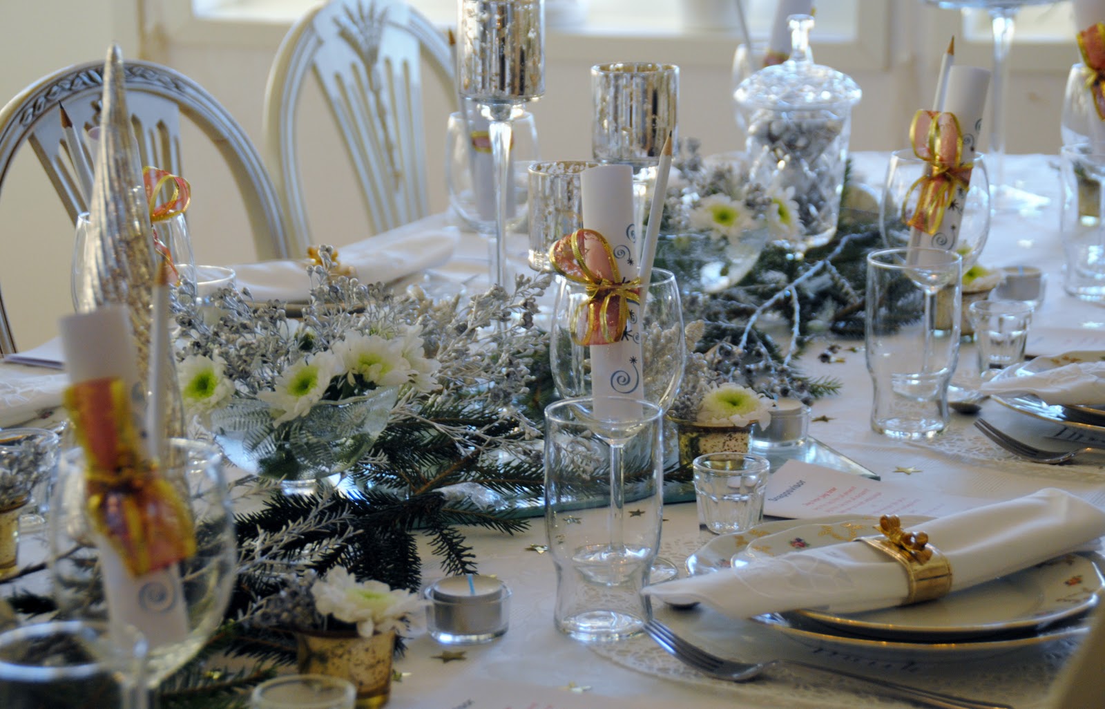 Blåbär & Mjölk Nyårs dukning