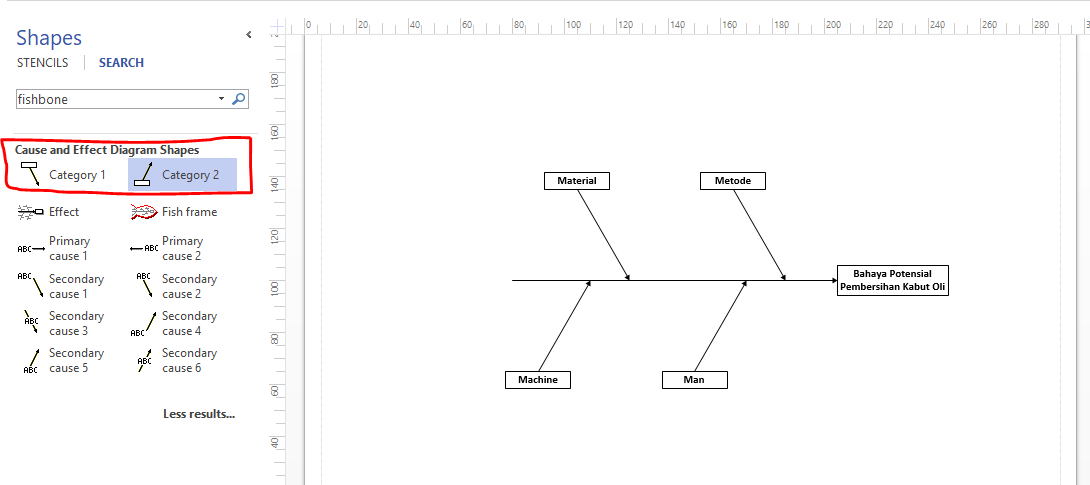 Cara Membuat Diagram Fishbone Dengan Excel