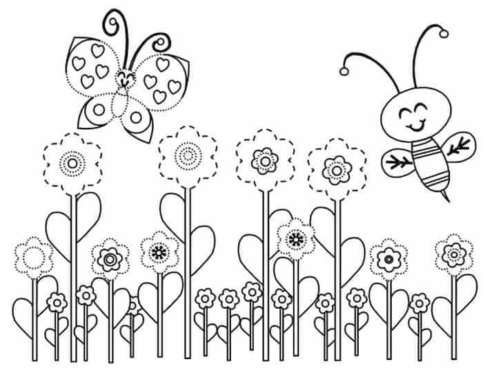 Bee Coloring Pages For Kids Yuk Sebar