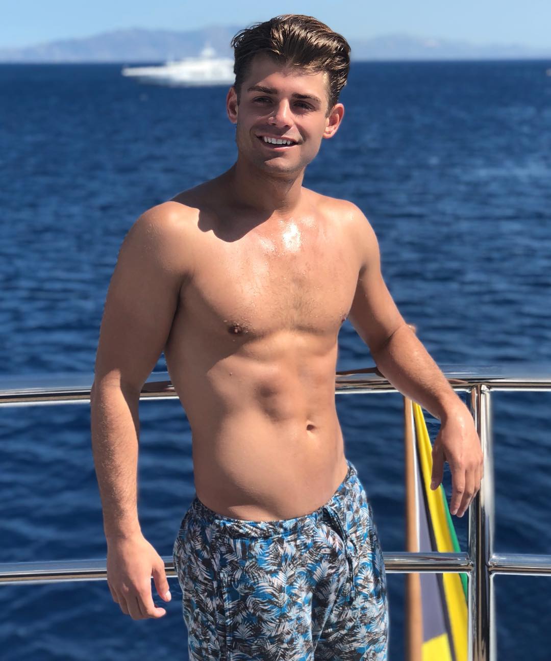 Alexis_Superfan's Shirtless Male Celebs: Garrett Clayton summer fun