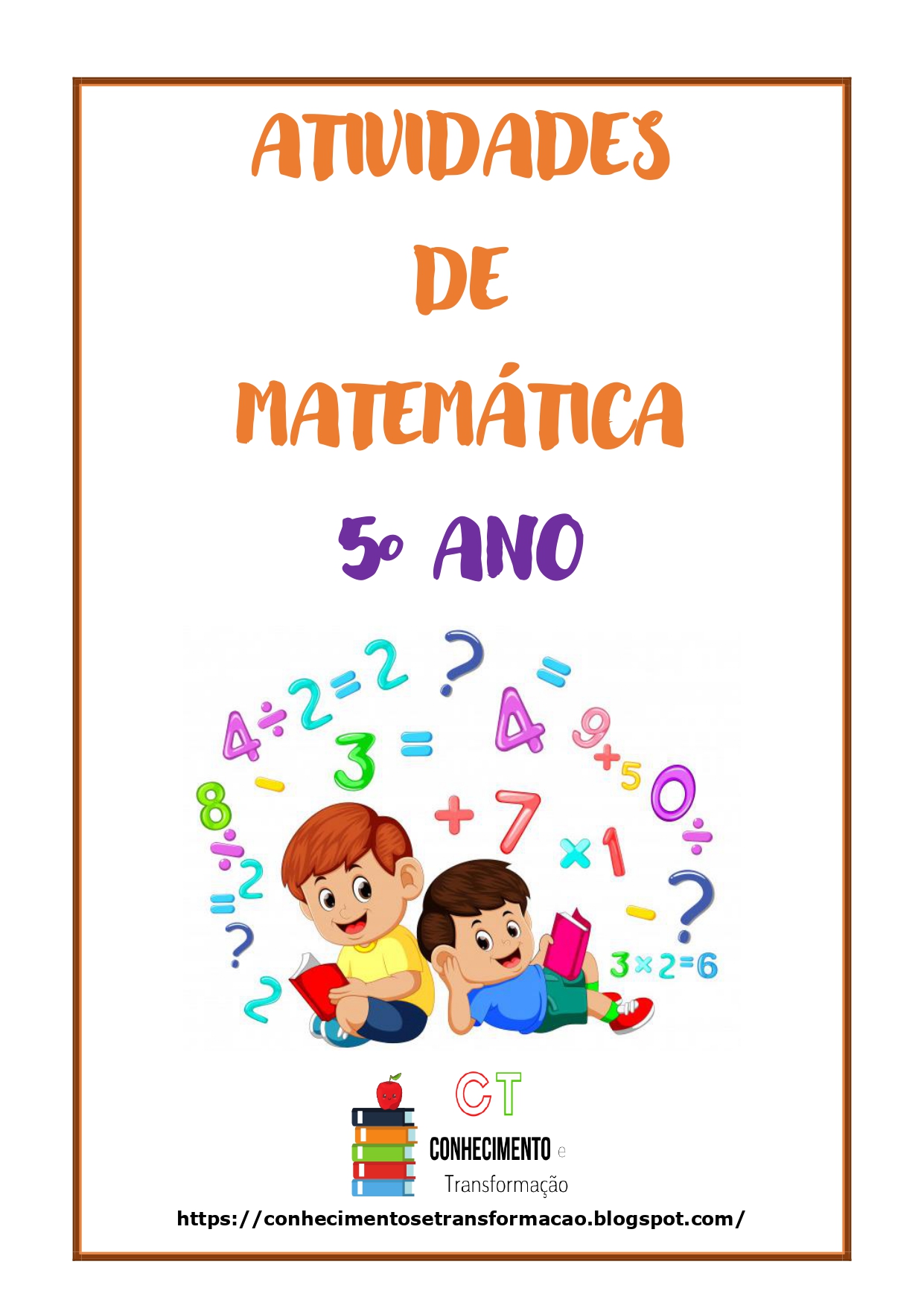 Atividades de Matemática para o 4º ano e 5º ano