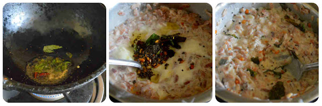 Dahi Poha/Thayir Aval/Curd beaten rice/Mosaru Avalakki (Using healthier Red variety)