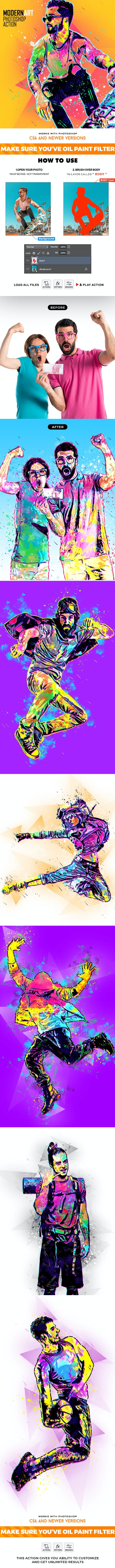 GraphicRiver - Modern Art Photoshop Action 30855119 2 Preview ModernArt2