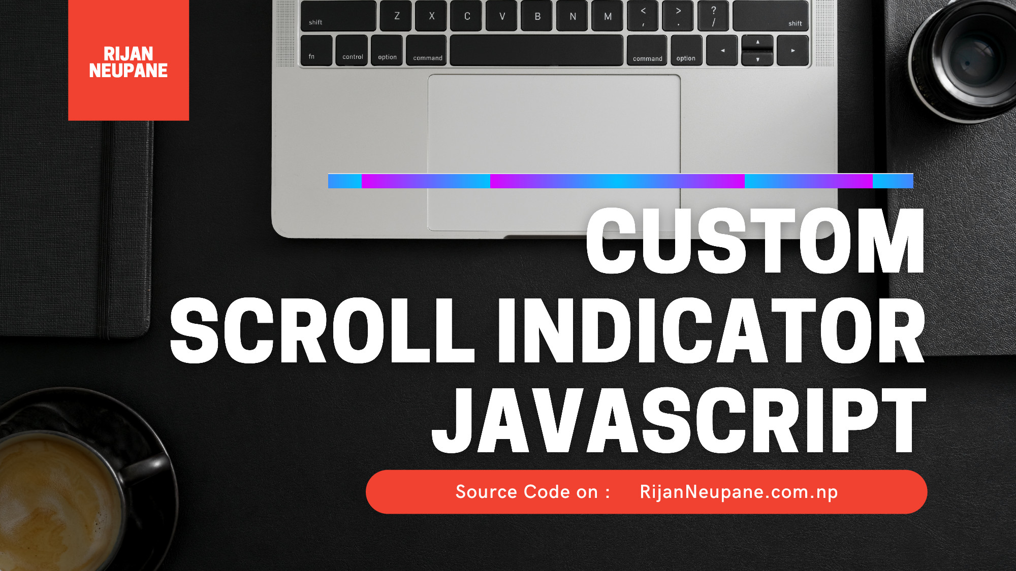 Scroll Indicator in Javascript || Custom Scroll Bar