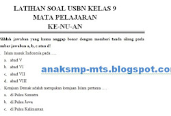 Latihan Soal Usbn Umbn Bahasa Inggris Tahun 2019 2020 Anak Smp Mts