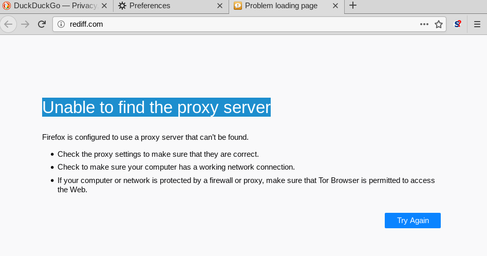 unable to find the proxy server tor browser mega