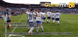 Prediksi Real Zaragoza vs Real Madrid 30 Januari 2020 Pukul 03.00 WIB