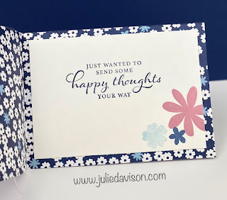 Stampin' Up! Sale-a-Bration Spotlight Day 1:  Paper Blooms Designer Paper Cards ~ www.juliedavison.com #stampinup #saleabration #sab2021