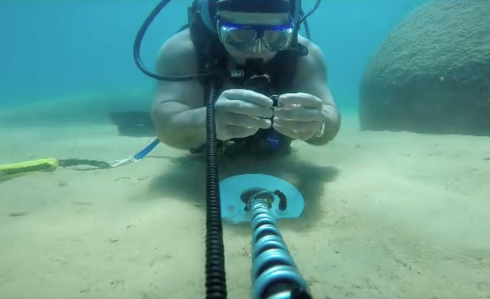 Underwater Metal Detecting Lake Tahoe