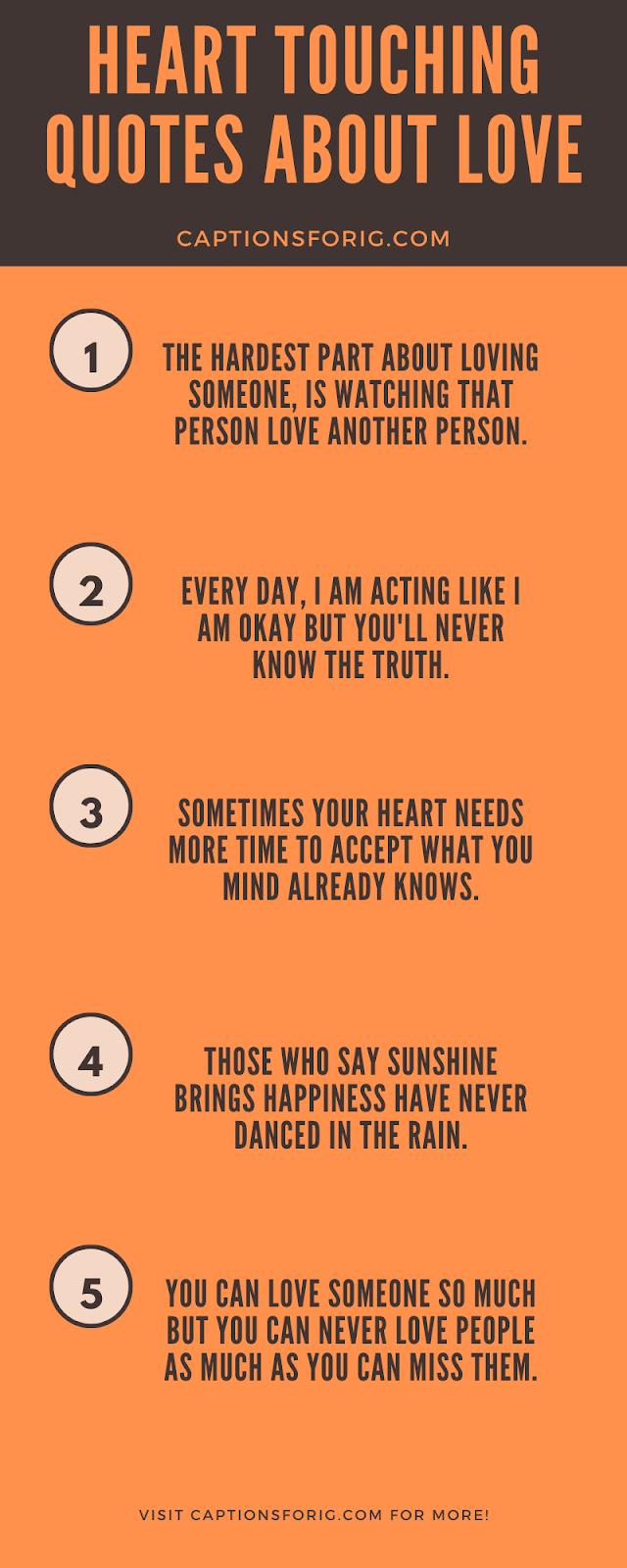 Heart Captions For Instagram 55+ *Most* Heart Touching Quotes About Love Ever - Captions For Ig