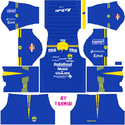 Update, KITS JERSEY FTS/DLS LIGA 1 2019 (PERSIB BANDUNG) DLSkitsmaker