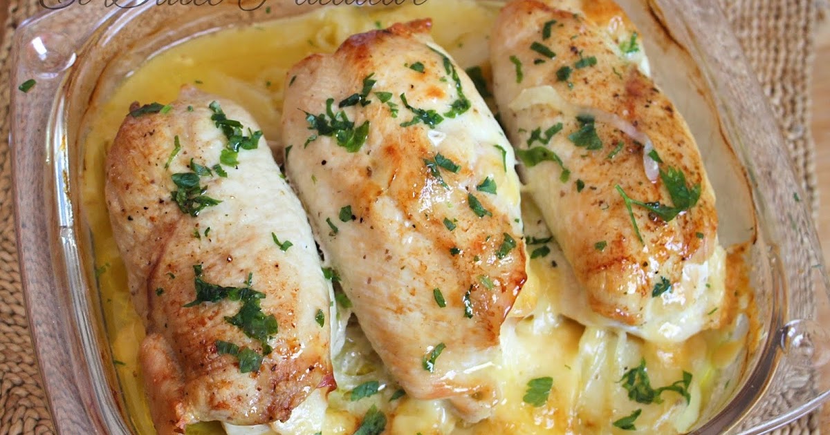 Pechuga De Pollo Rellena De Queso Al Horno Varios de Pollo
