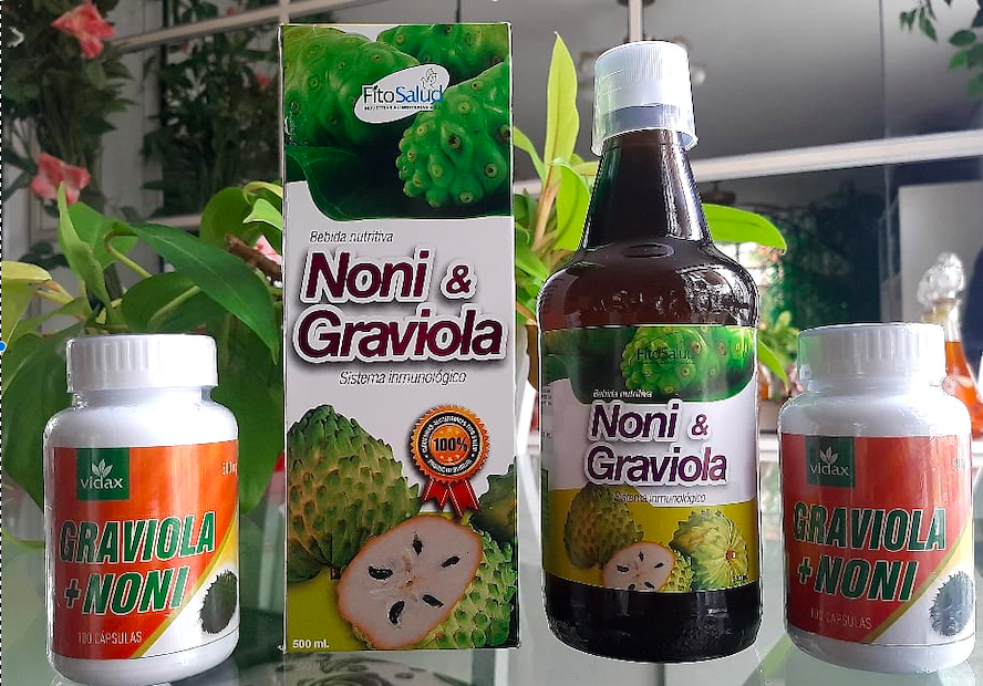 GRAVIOLA + NONI PLUS Incrementa el Sistema Inmunológico, Poderoso