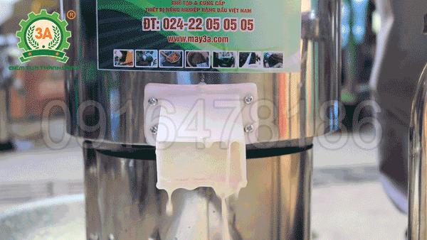 Máy xay đậu nành tách bã 3A1,5kW xay vắt kiệt tới 99%