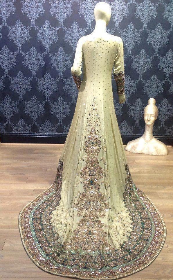 Latest Tail Bridal Dresses For New Style - Sari Info